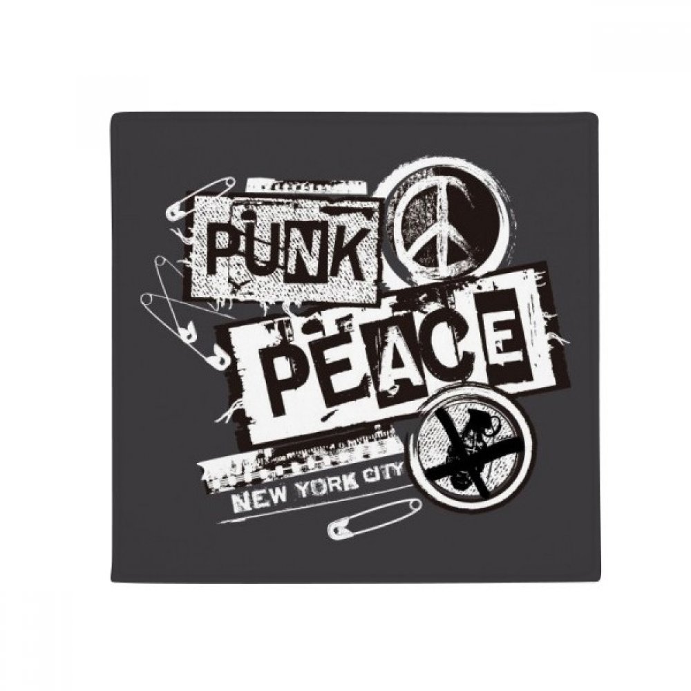 Tapis de sol punk New York anti-war 80 cm, une idée cadeau déco originale