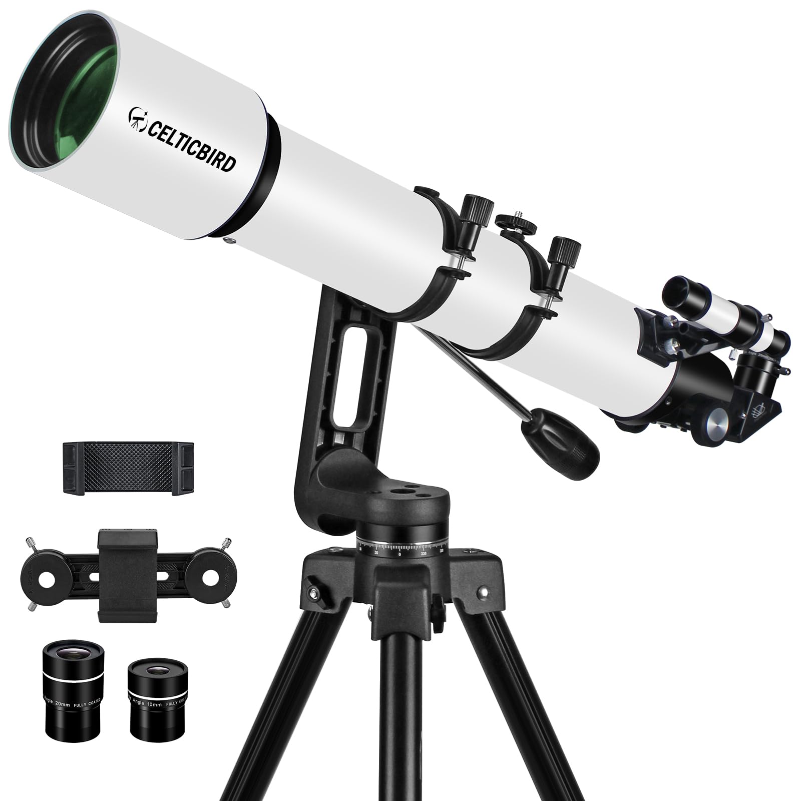 90mm Aperture 800mm Refractor Telescope for Adults High Powered Telescopes for Astronomy…