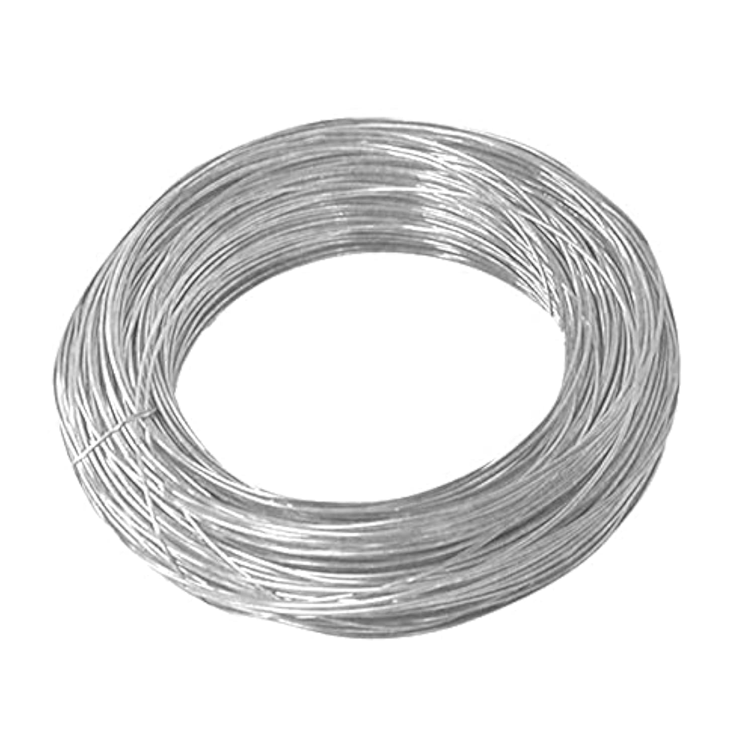 Beadsnfashion 40M Silver Plated Brass Craft Wire, 26 Gauge (0.45mm), DIY Jewellery Making & Crafts Work-image-43