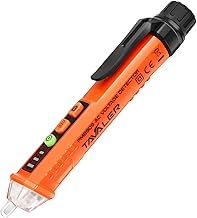 Non-Contact Voltage Tester/Phase Tester, Tavaler Contactless Current Tester Non-Contact AC 12V-1000V/48V-1000V Current Tester with Acoustic Buzzer, Torch and Light Indicator