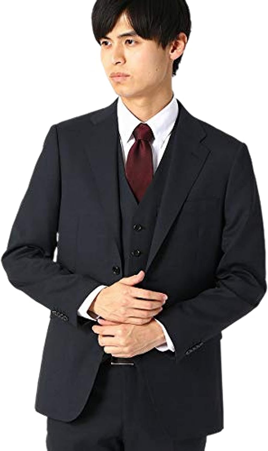 コムサイズム スーツ ジャケット cerruti製 S-