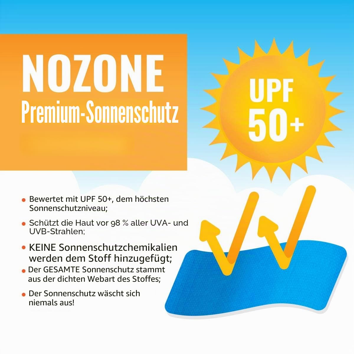 Nozone Anza Sun Shawl for Women - UPF 50+