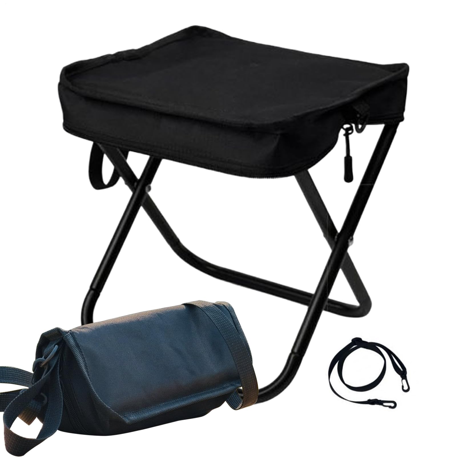Chaise de camping et matériel de voyage pliant avec sangle d'épaule