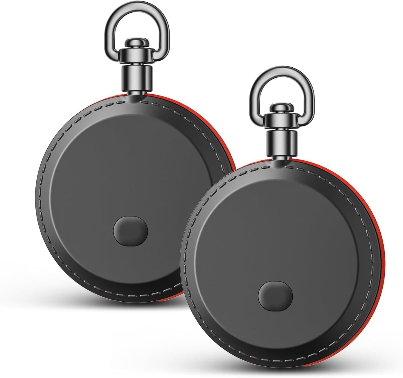 ARTMU 2 Pack Air Tracking Tags Works with Apple Find My & Google Find Hub(iOS and Android),IP68 Waterproof Replaceable Battery,Key Finder Item Locator Smart Tag for Keys,Bag,Luggage
