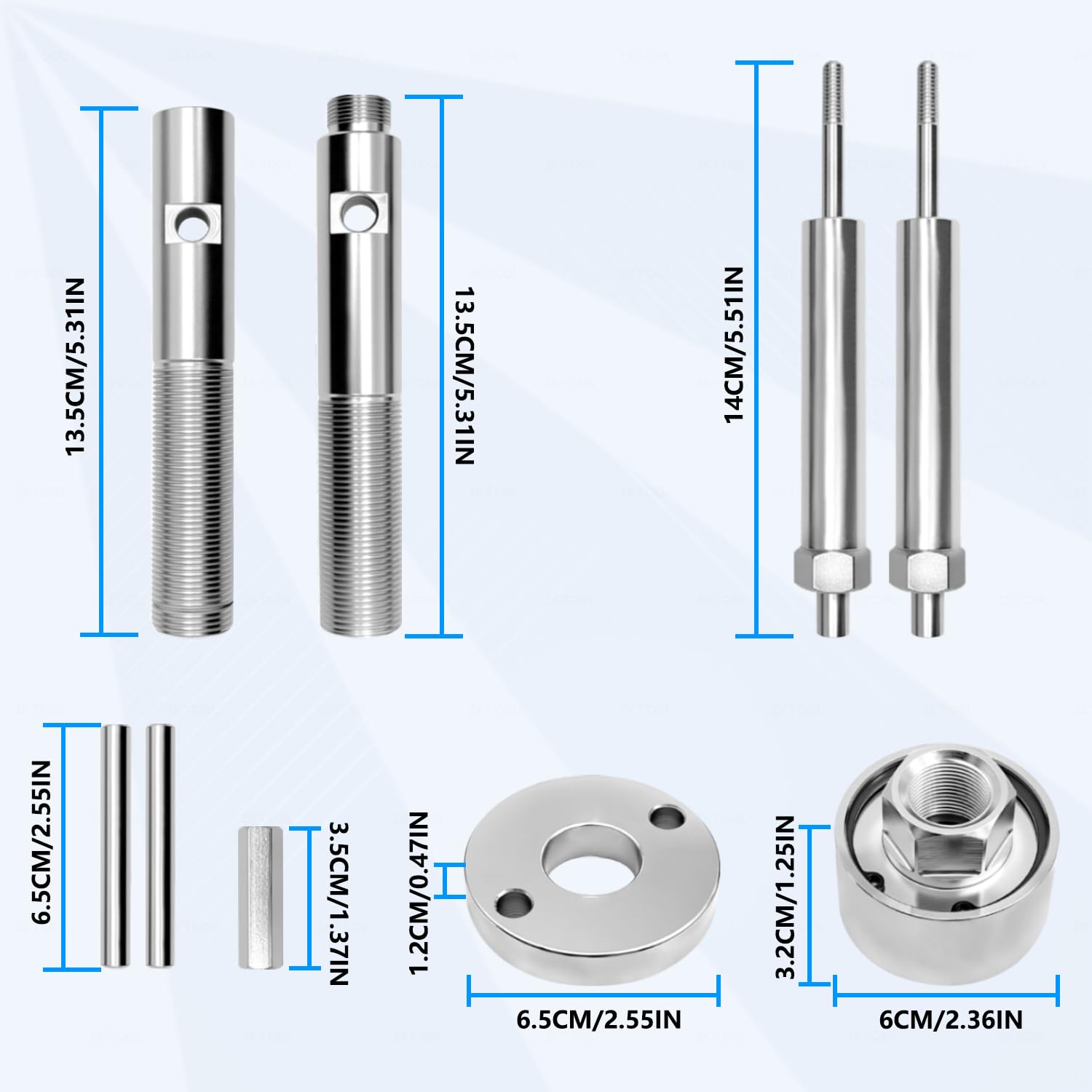 ZKTOOL Extractor/Extractor de Inyectores Diésel, Compatible con Renault, Nissan, Vauxhall y Opel 2.0 DCi M9R Motores, OEM MOT1966, 7711381966, EN50143