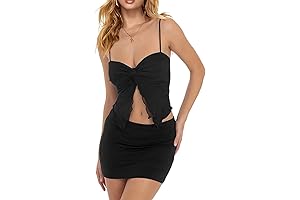 Enticing Black Lace Two-Piece for a Night Out