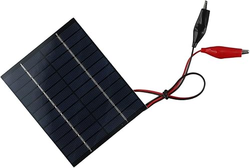 Portable 10W 12V Solar Panel With Clips For Convenient Outdoor Charging Applications