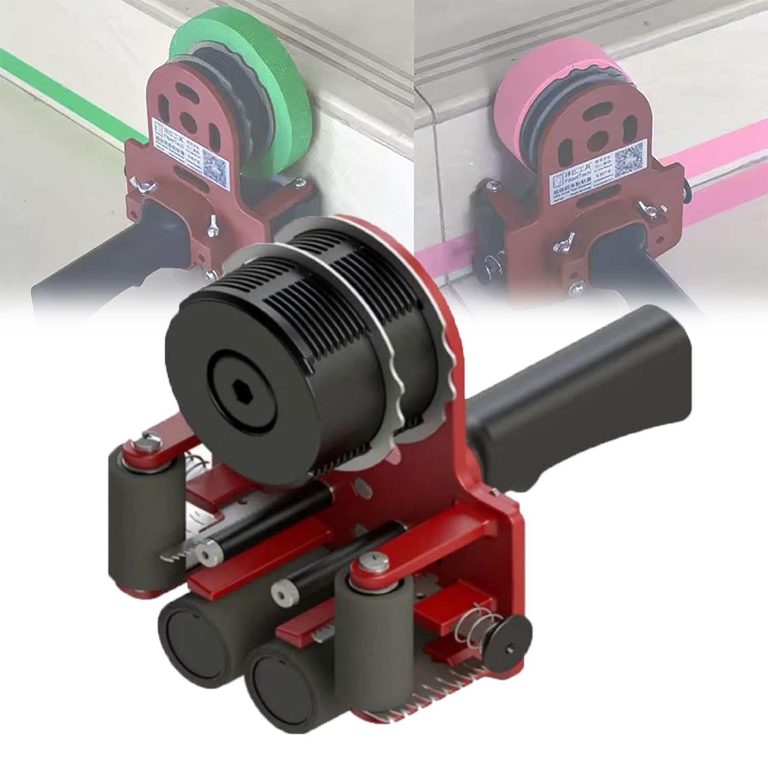 COYEUX Dozownik taśmy teksturowanej, maszyna do papieru samoprzylepnego z odstępami 0-50 mm, długość taśmy ≤ 50 m, szerokość taśmy ≤ 5 cm, regulowany rozstaw do dekoracji podłóg