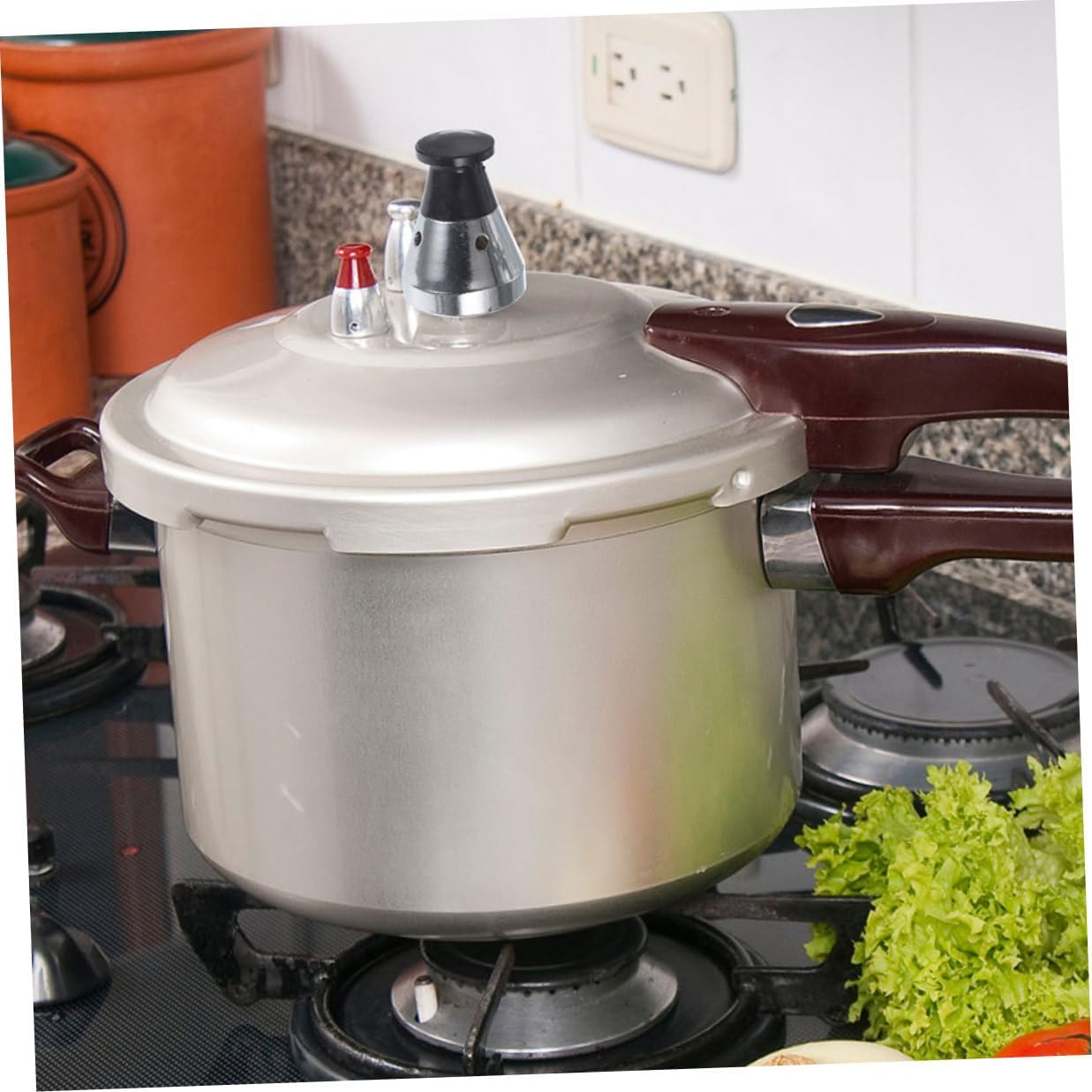 Professional Pressure Cooker Parts with Seal Ring and Comfortable Handle Pressure Cooker Accessories Compatible with Multiple Brands Easy to Install and Clean Kit for Safe Cooking