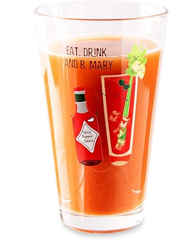 Miniatura 1 de Pavilion Gift Company - Eat, Drink & B. Mary - Bloody Mary - Vaso de 16 oz