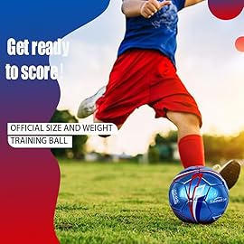 Senston Soccer Ball Size 3 with Pump -Durable Waterproof