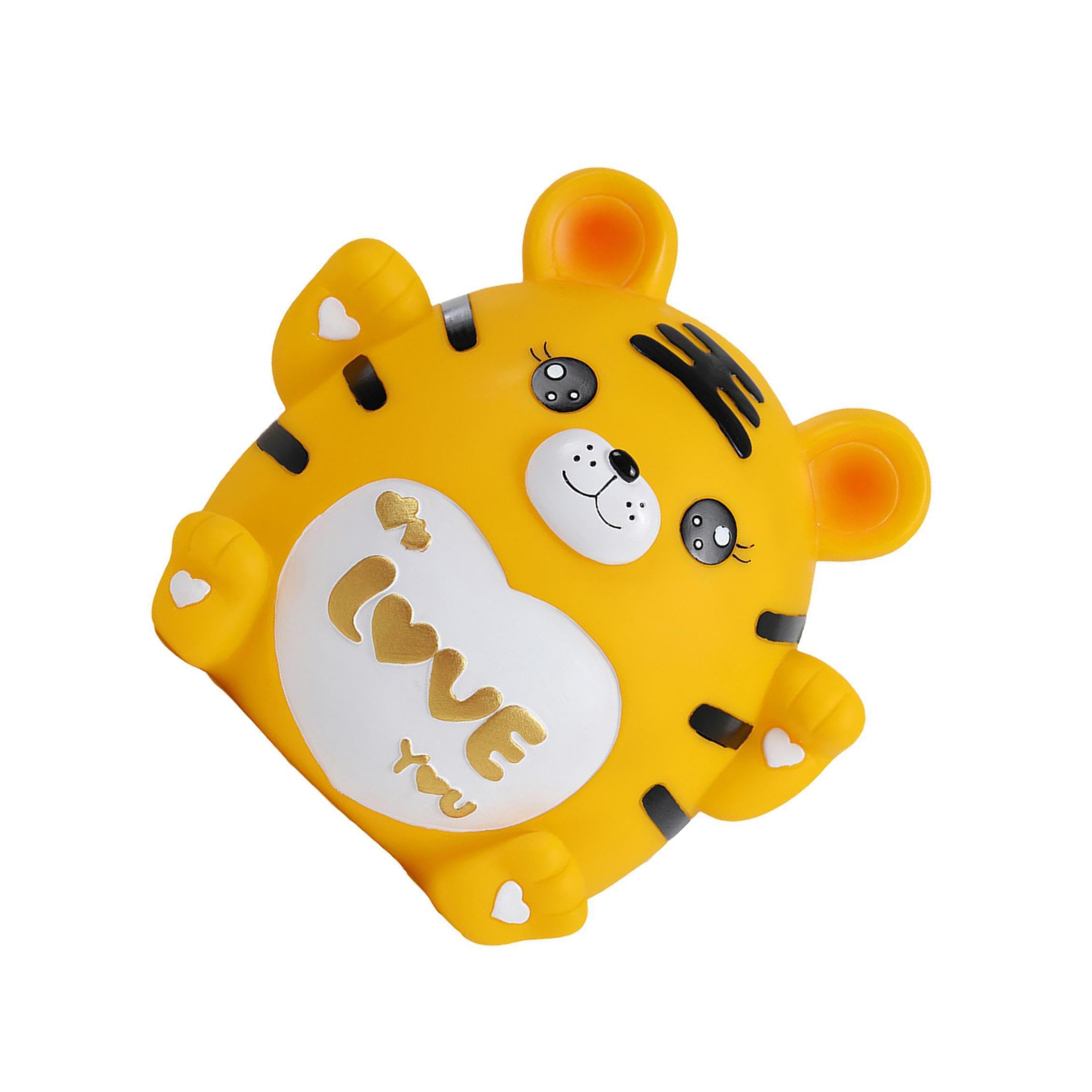 TWISAXC Children Birthday Gift Cute Change Box Adorable Piggy Bank Tiger Sculpture Can Be Used For Long Time. Tiger Statue Money Saving Jar Feng Shui Decor