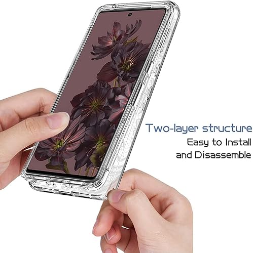 Miniatura 4 de Funda protectora para Pixel 7 ProGoogle 7 Pro, diseño de mandala transparente de cuerpo completo para Google Pixel 7 Pro (Mandala)