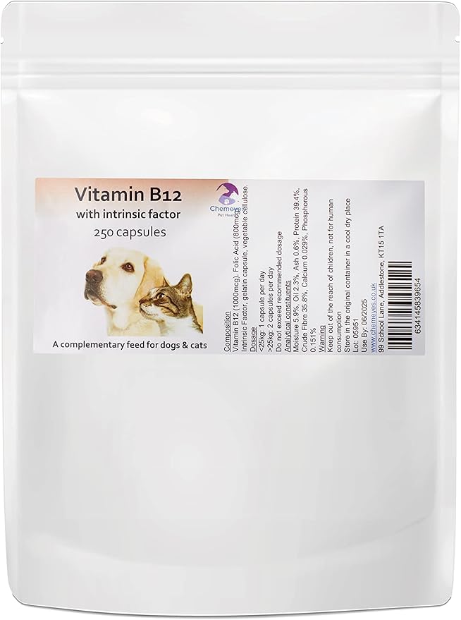 Vitamin B12 with Intrinsic Factor & Folic Acid by Chemeyes Capsule