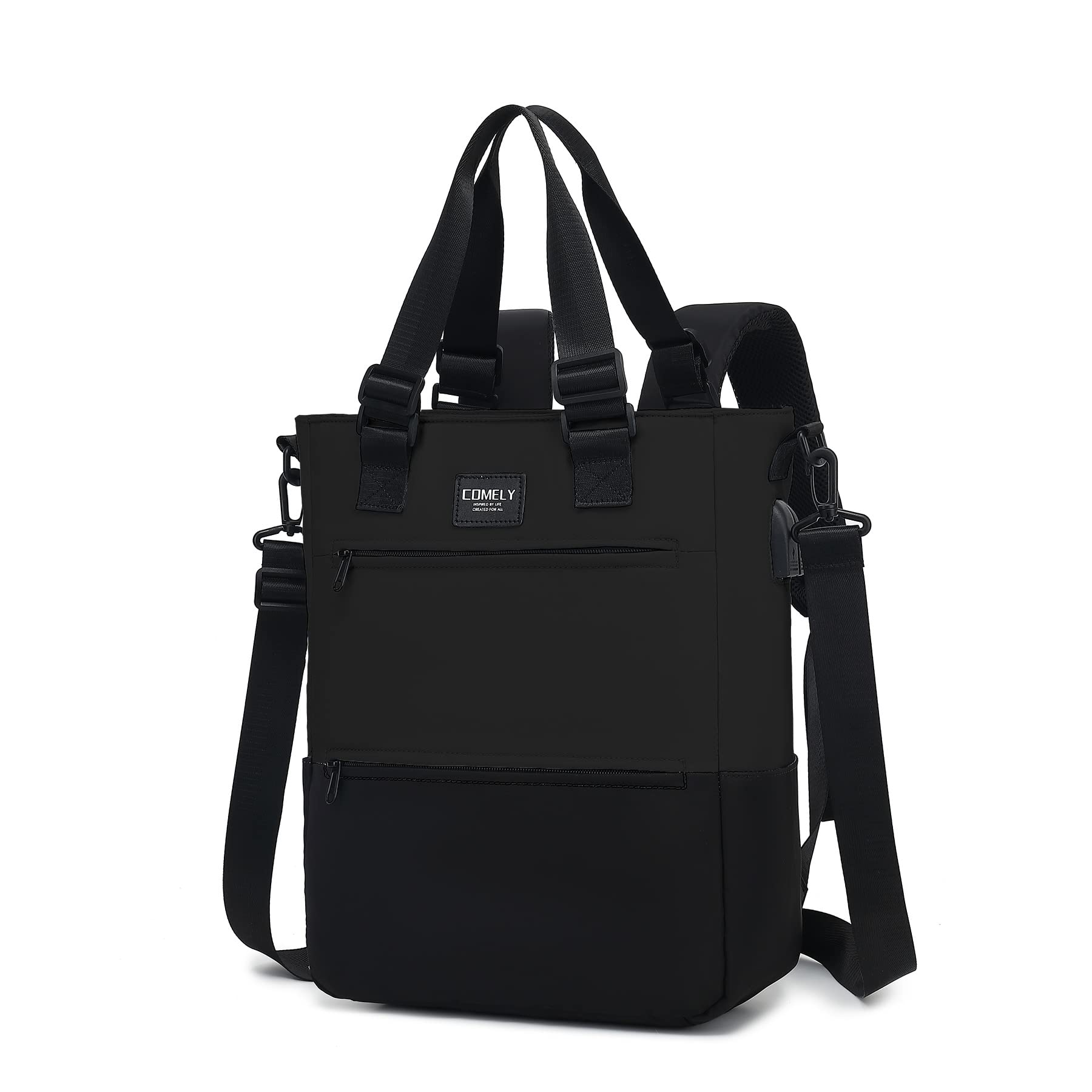 BASICPOWER Convertible Tote Bag for Women, Bookbag Laptop Purse for Work Travel Nurse Teacher