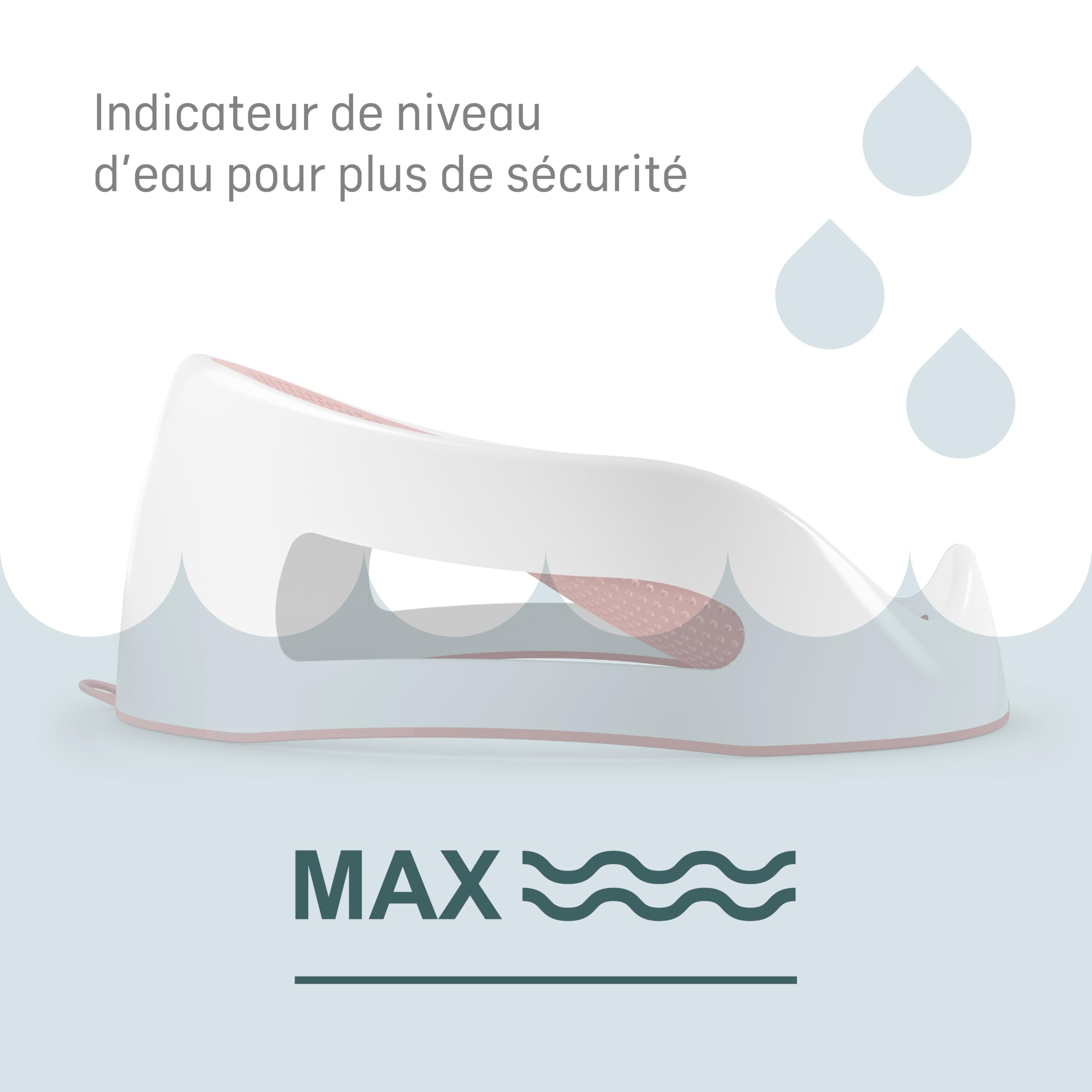 Babyhome et Bellemont Angelcare Transat de Bain Blanc