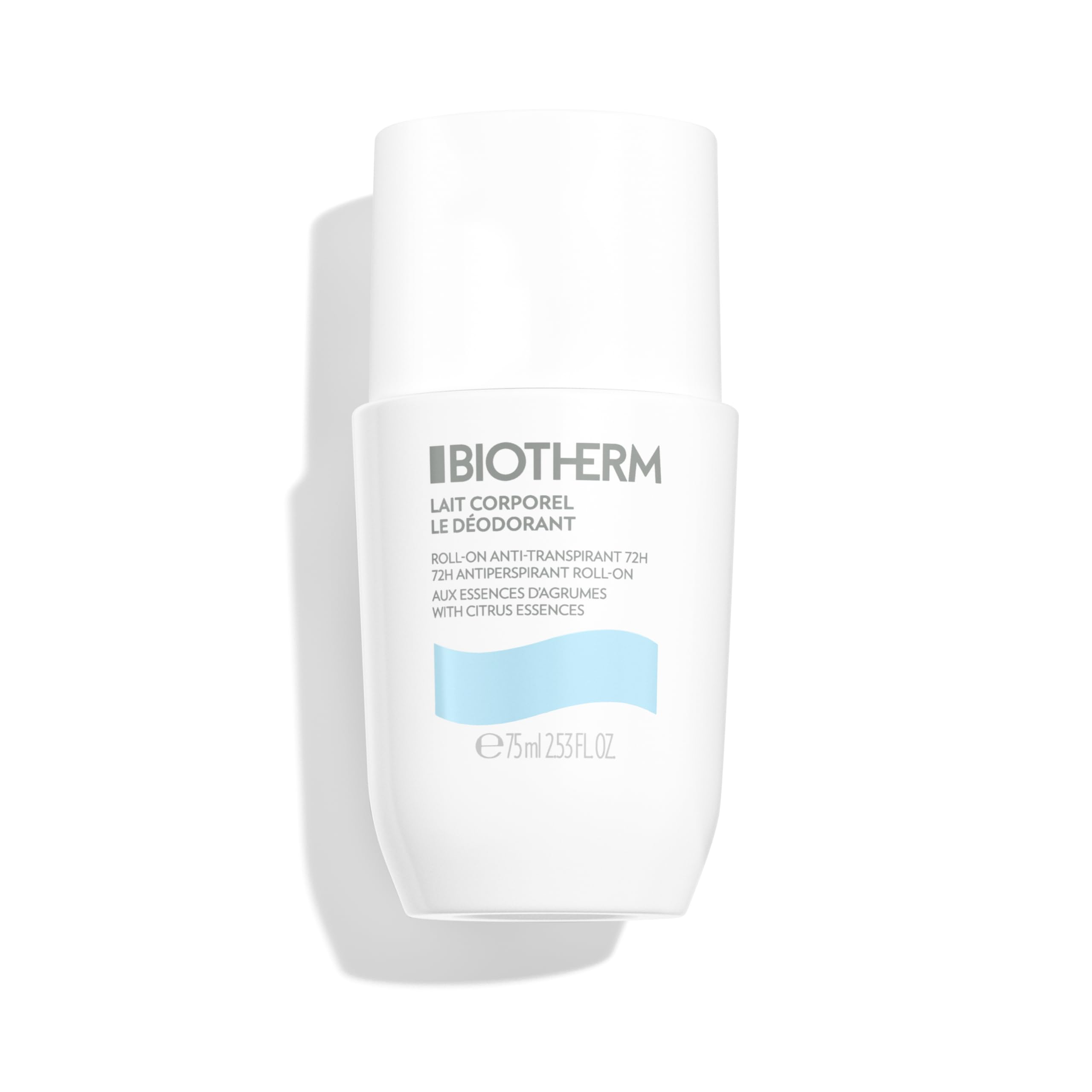 Biotherm Lait Corporel Deo Roll-On, pflegendes Deodorant, 75 ml