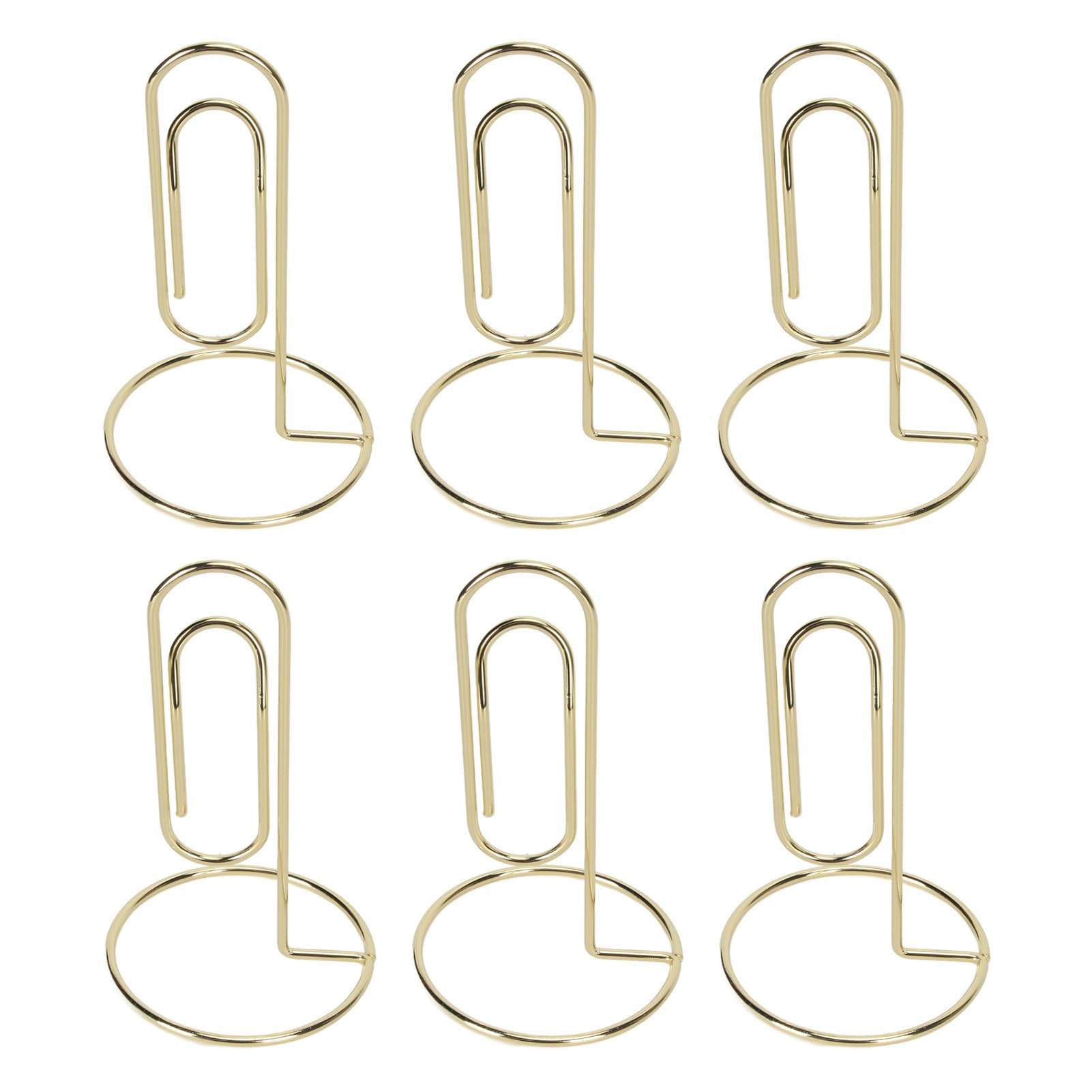 Tischnummernhalter, Tischkartenhalter aus Metall, Tischnummernhalter, 20 Stück, Gold