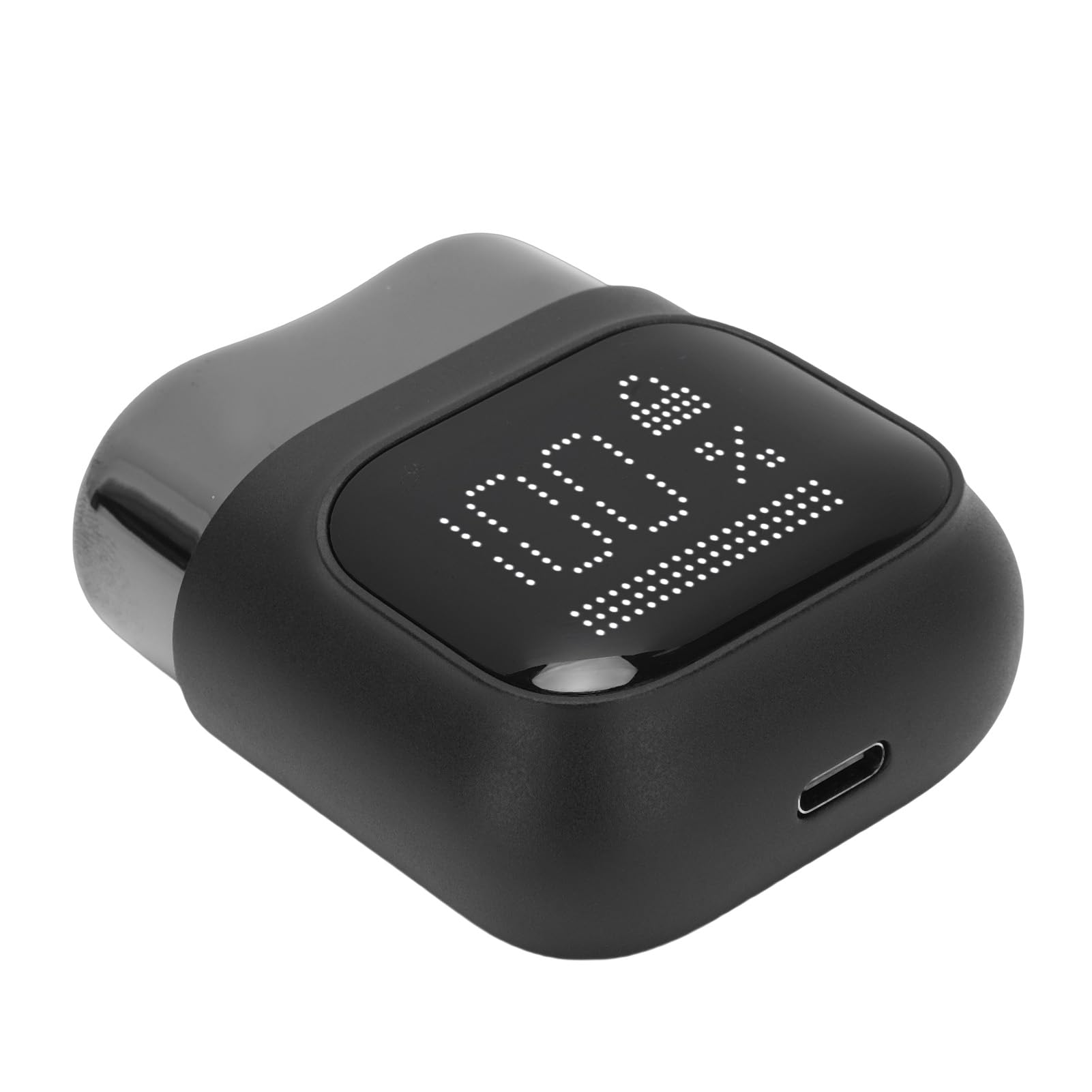 GOWENIC Regolabarba Elettrico Rasoio Impermeabile Efficiente per lo Strumento Barba Portatile da Viaggio a Casa per Uomo (BLACK)