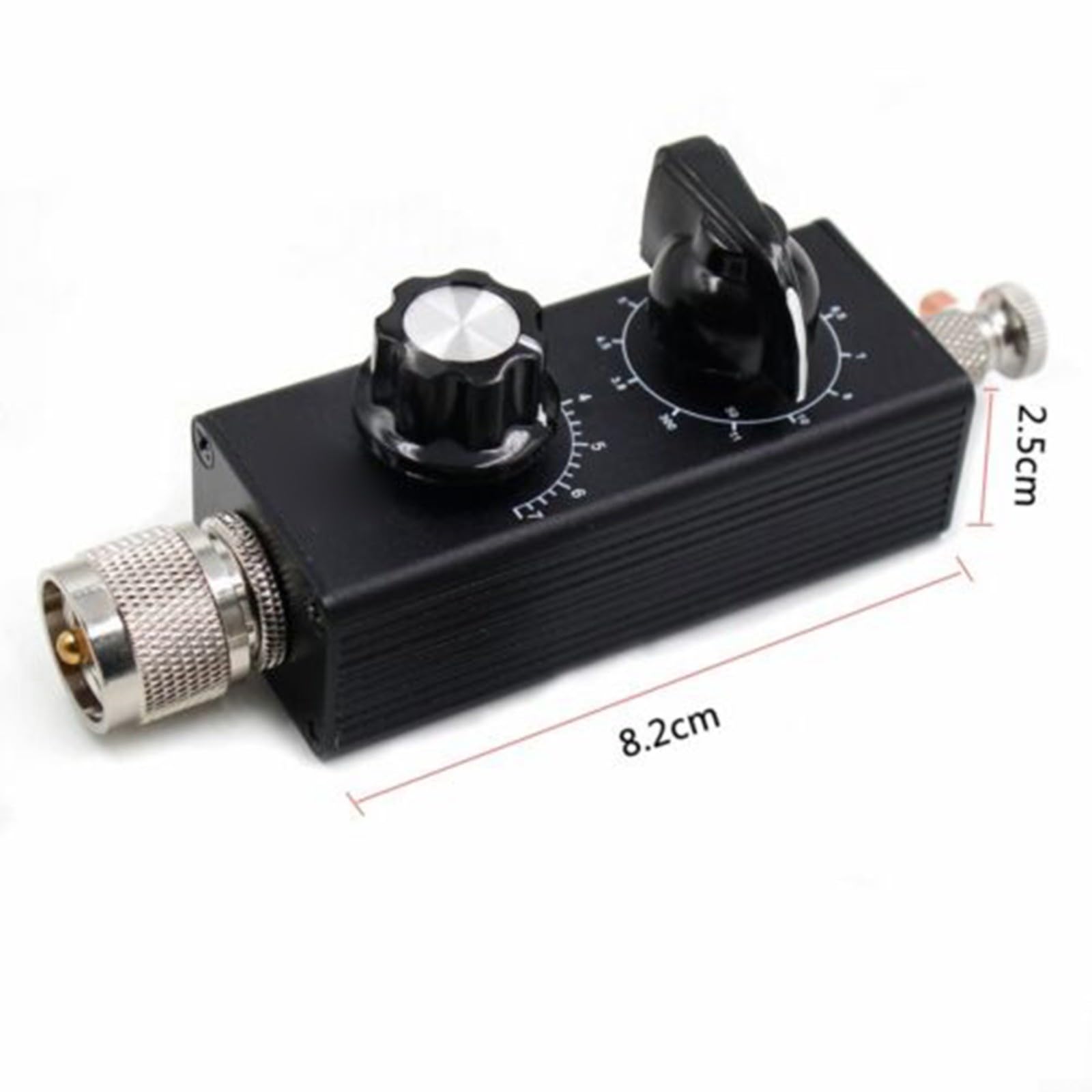 KiraKira Pełnozakresowa antena krótkofalowa dostrojona 5 MHz-55 MHz 20 W QRP ze złączem M, regulowana częstotliwość 76-108 MHz odbiór FM, 140 cm aluminium (A)