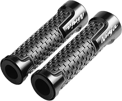 7/8" 22mm CNC Motorcycle Handlebar Grips for Ninja 400 650 ZX6R ZX9R ZX10R ZX12R ZX14R