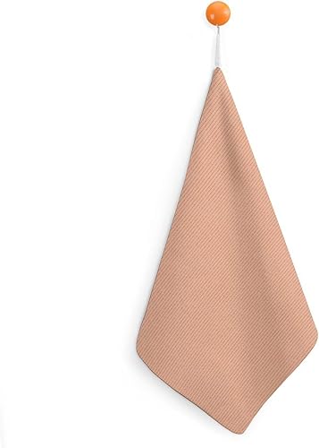 Toallas de mano decorativas para baño, diseño retro de rayas doradas y naranjas, suaves, absorbentes, pequeñas toallas de mano para cocina, granja,