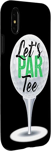 Miniatura 3 de iPhone XXS Let's Par Tee - Divertida fiesta de golf para Golf Pun Golfista Case
