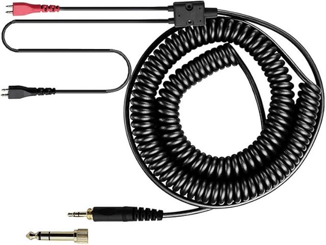 Hensych Replacement Coiled Cable for Sennheiser HD25 HD25sp HD560 HD540 HD480 HD430 414 HD250 Headphones