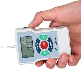 Mxmoonfree ETL-20N Digital Tension Gauge: 20N High-Precision 0.01N Force Meter, LCD Display, 5-Unit Conversion, Ergonomic for Labs & DIY