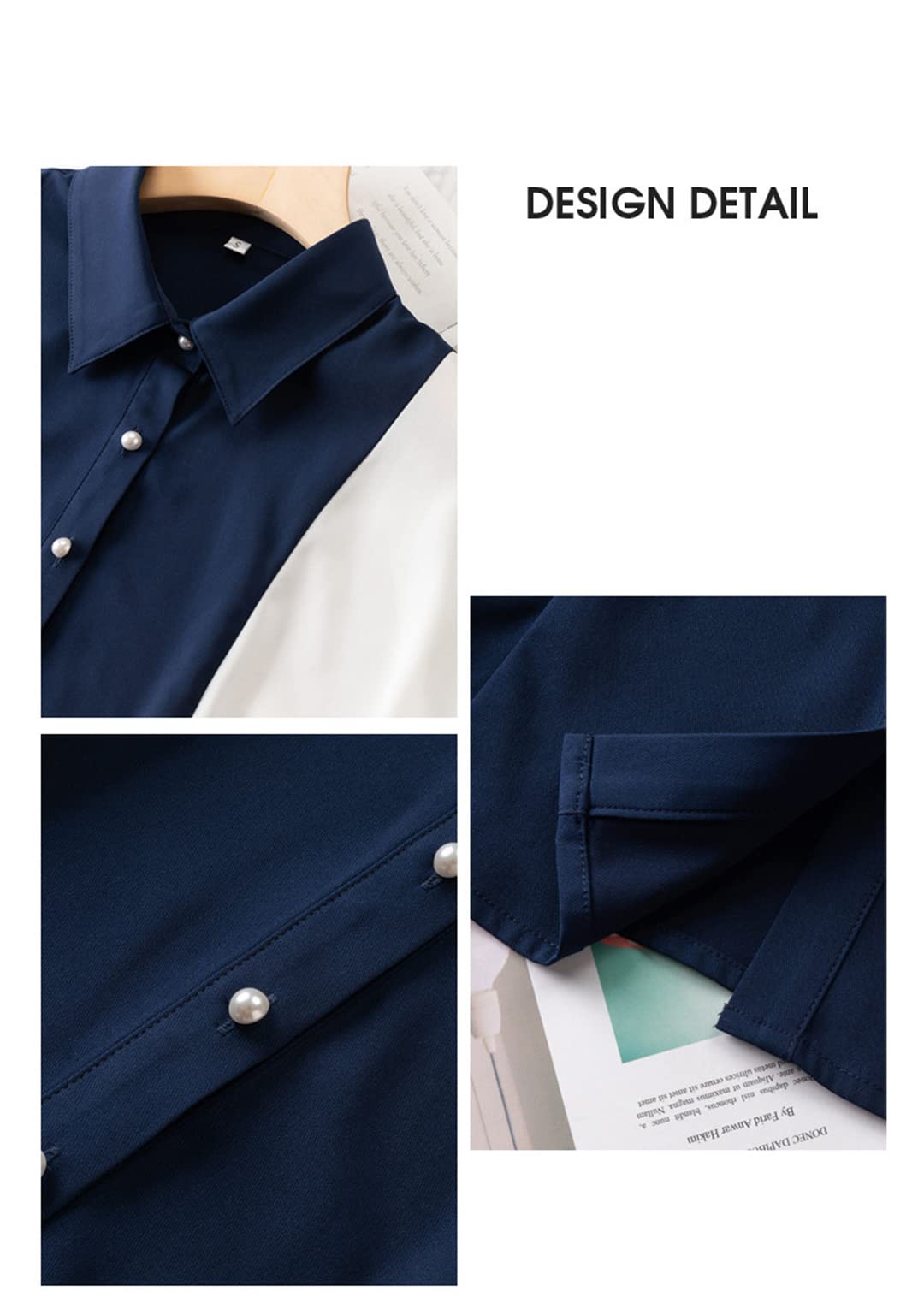 Camisa de Retazos de Manga Corta para Mujer, Blusas de chifón Formales Finas de Verano para Mujer, Tops de Trabajo de Oficina para Mujer