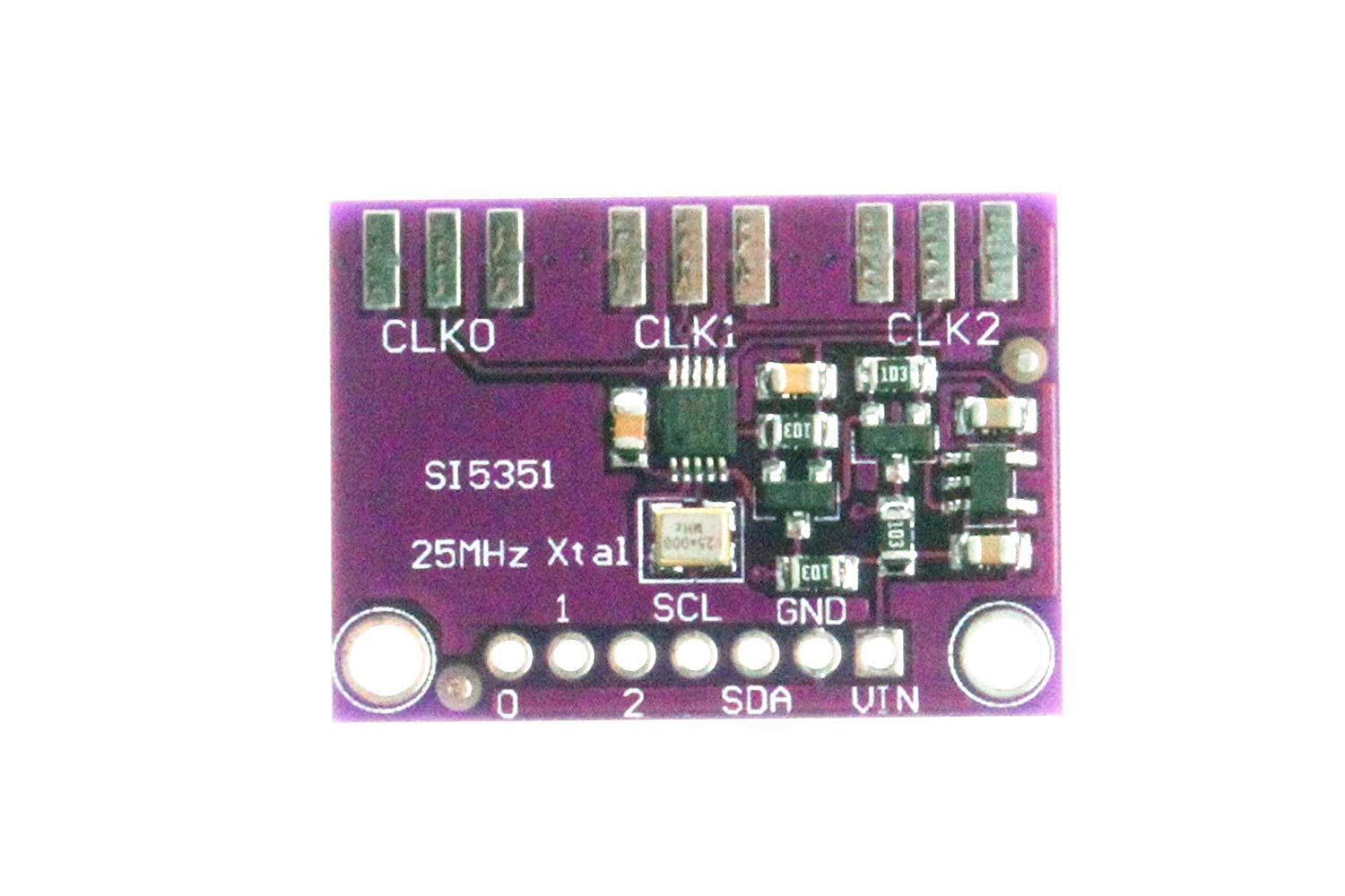 CJMCU-5351 Si5351A Si5351 I2C 25MHZ Controller Clock Generator Breakout Board da 8KHz a 160MHz 3-5VDC per Arduino
