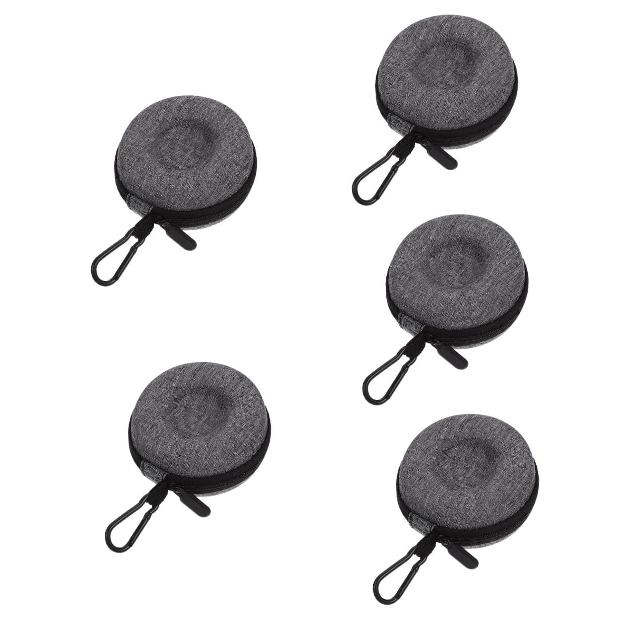 5Er-Packung Aufbewahrungsbox für Uhren Fenster Brillenetui uhr set uhrenset geschenkboxen geschenkkarton tragbare Uhrentasche Uhrenorganisator Wasserdichtes High-End-Nylon Grey