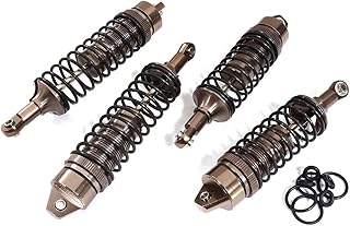 Integy RC Model C31228BRONZE Alloy Shock Set (4) for Traxxas 1/10 Slash 4X4 Off-Road