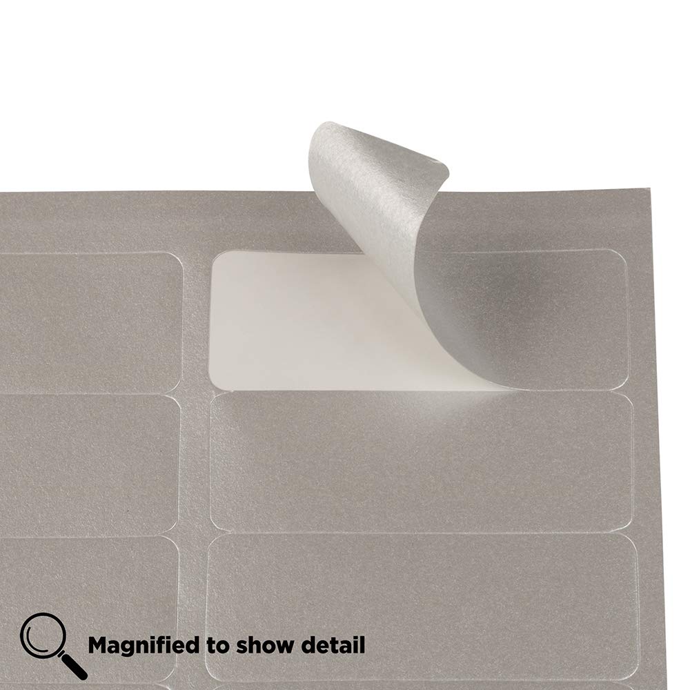 Amazon.com : JAM PAPER Return Address Labels - Standard Mailing - 1 x 2 5/8  - Silver Metallic - 120 Shipping Labels/Pack : Office Products