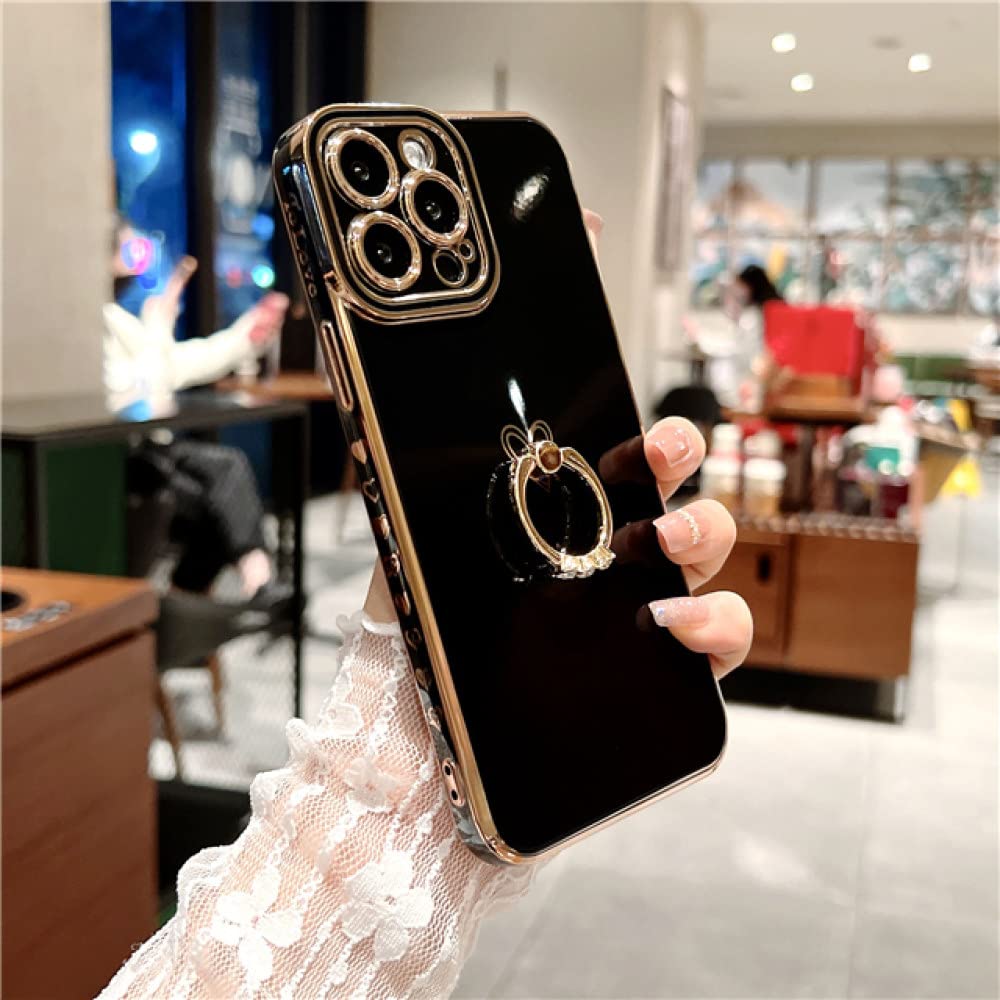Coque silicone iPhone 11 12 13 Pro Max style urbain noir - 8