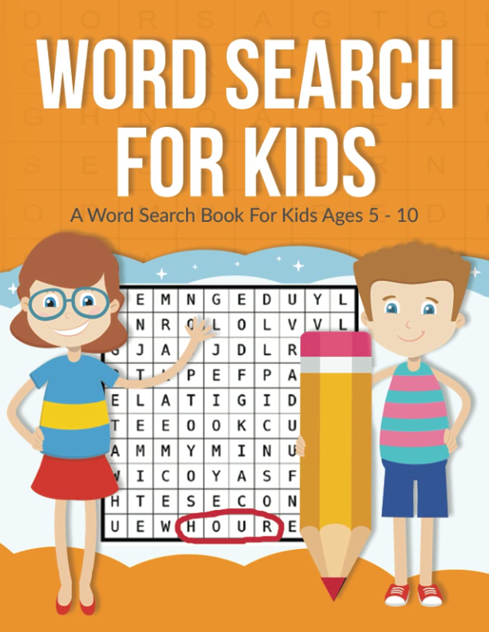 Word Search For Kids: A Word Search Book For Kids Ages 5-10