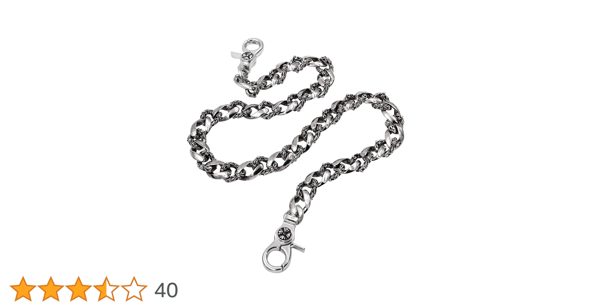 Amazon.co.jp: Uniqsum フレアクロスウォレットチェーンバイカー