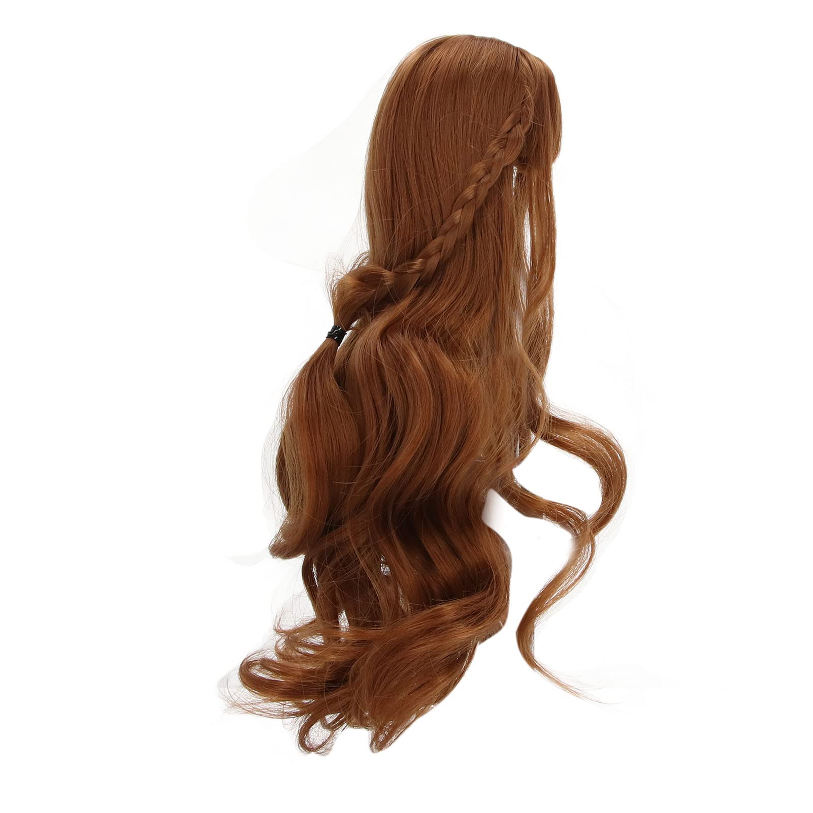 TUORE Doll Hair Wig, 8-9 Inch BJD Doll Wig for 1/3 BJD Doll (Light Brown)