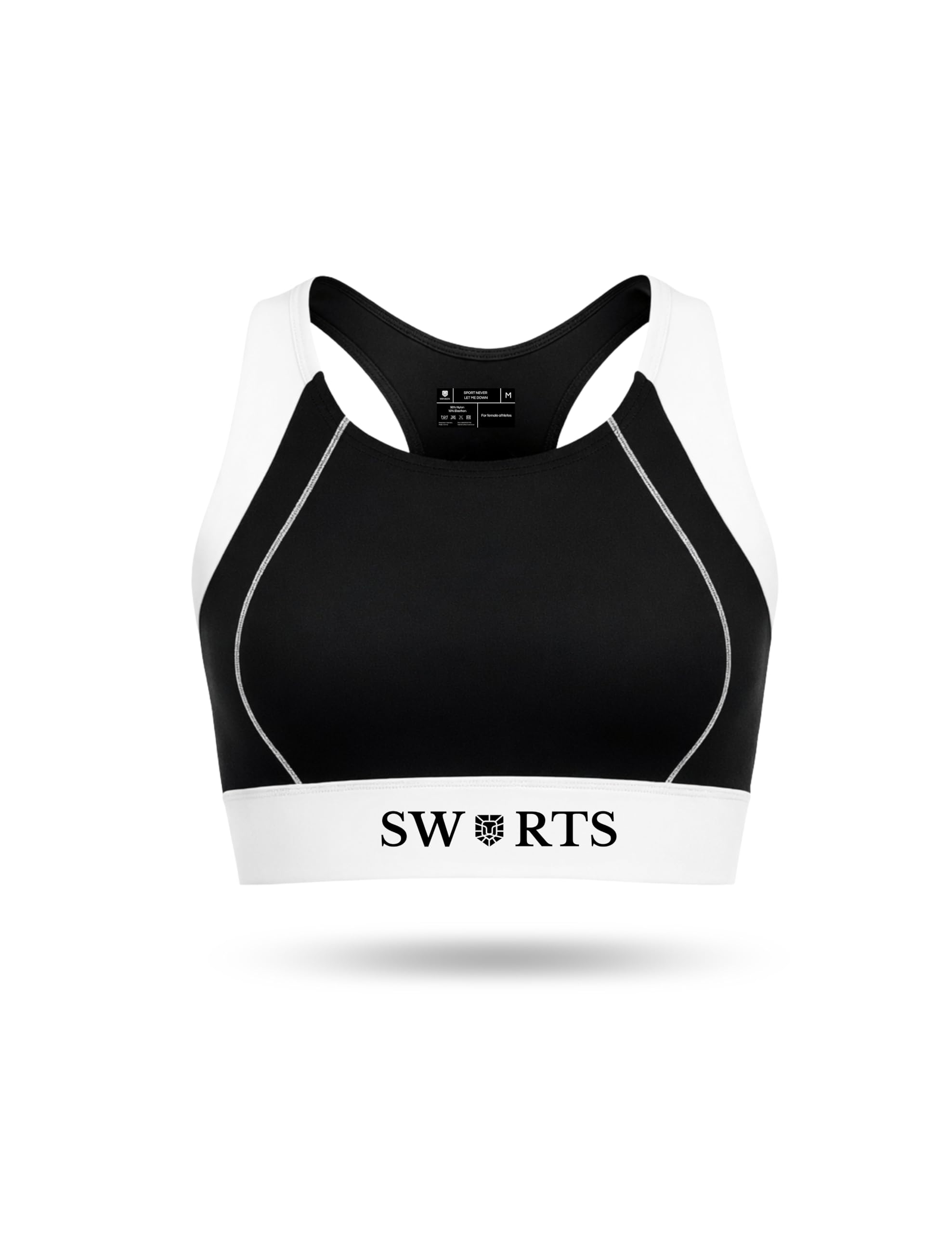 Roar Sports Bra I Performance - Reggiseno con coppe e ferretto senza cuciture (taglia S-XL)