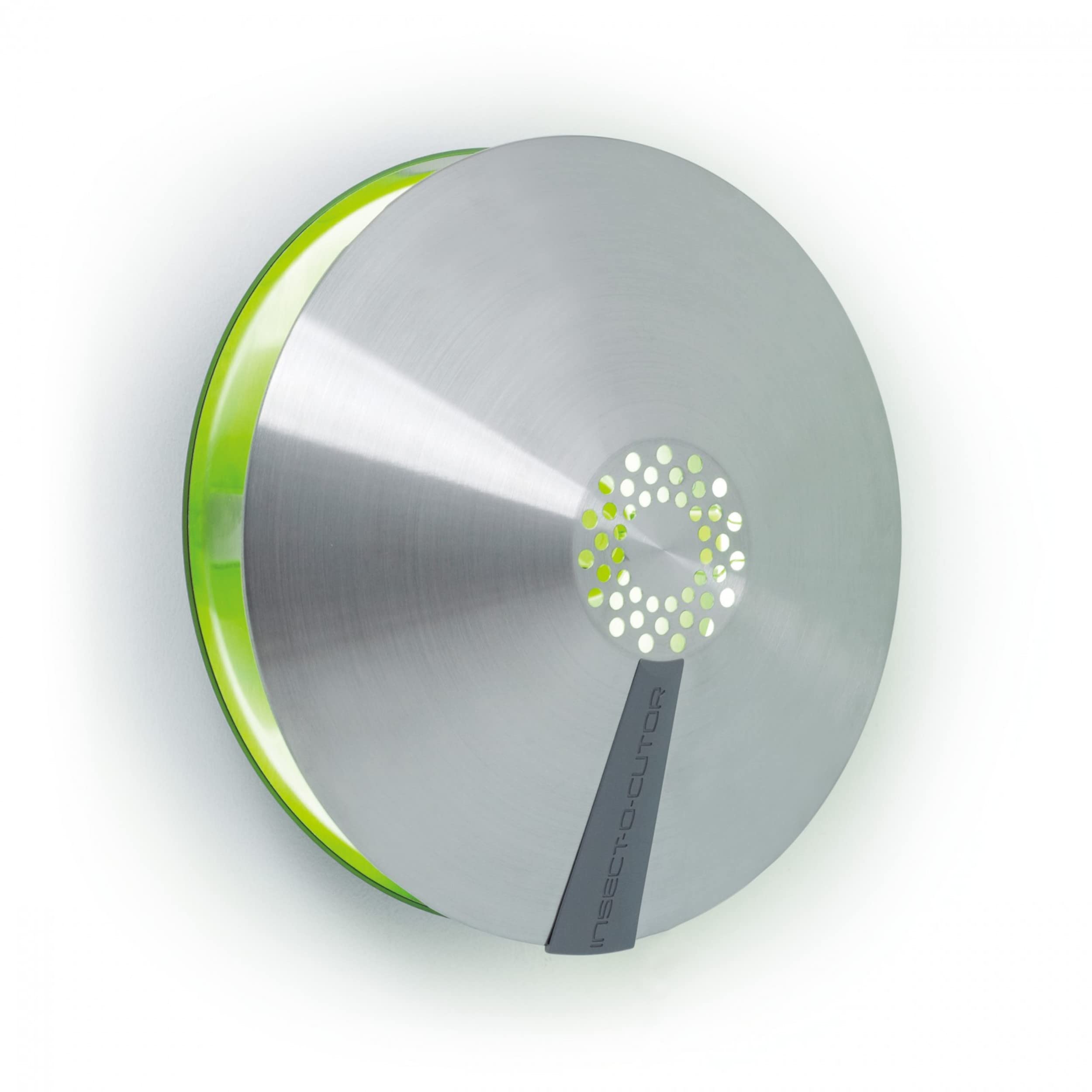 Trampa para insectos decorativa con lámina adhesiva Aura Plata 22 W hasta 40 m²