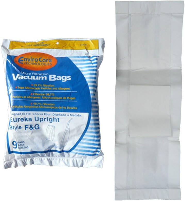 36 Eureka Allergy Micro Lined Vacuum F&G Bag Sanitaire Kenmore 5062 Uprights White Westinghouse Koblenz Singer SUB-1 Imperial ESP 200 600 1400 1900 2000 2100 4000 S600 S800 5062 5002 503421