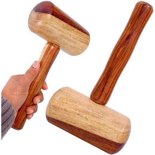 Toyshine Dual Color Mini Wooden Bat Mallet