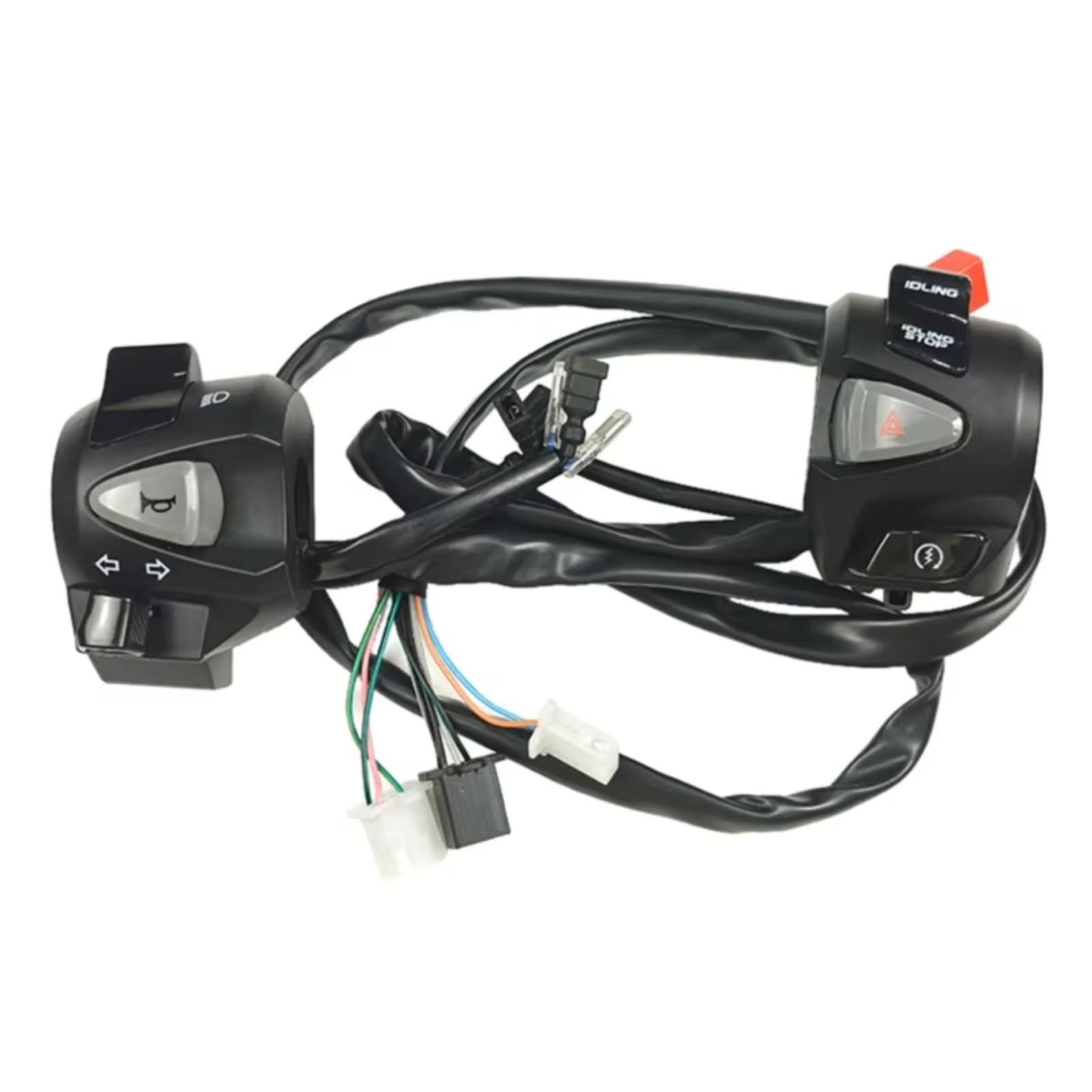 Comando Manubrio Interruttori Di Controllo Del Manubrio Del Motociclo Da 7/8 "22mm Per Gli Accessori Dei Fendinebbia Con Pulsante Clacson Universale
