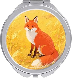 Red Fox Foraging in The Grasslands - Espejo d...