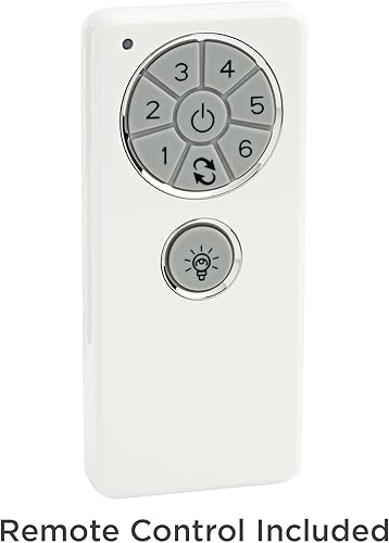 Miniatura 5 de Casa Vieja Turbina - Ventilador de techo industrial moderno de 3 aspas para interiores y exteriores de 60 pulgadas con control remoto LED de 3