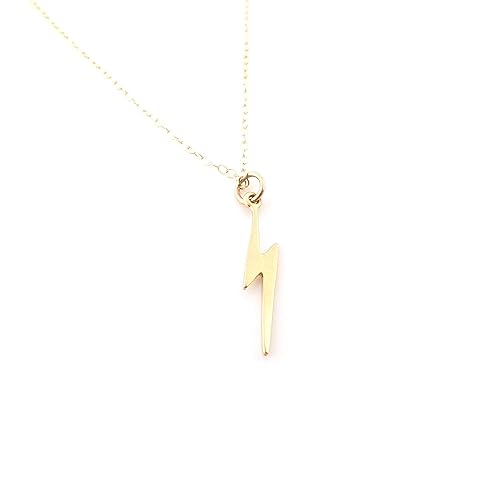 Miniatura 2 de Lightning Bolt Charm Necklace - 14k Gold Filled Jewelry