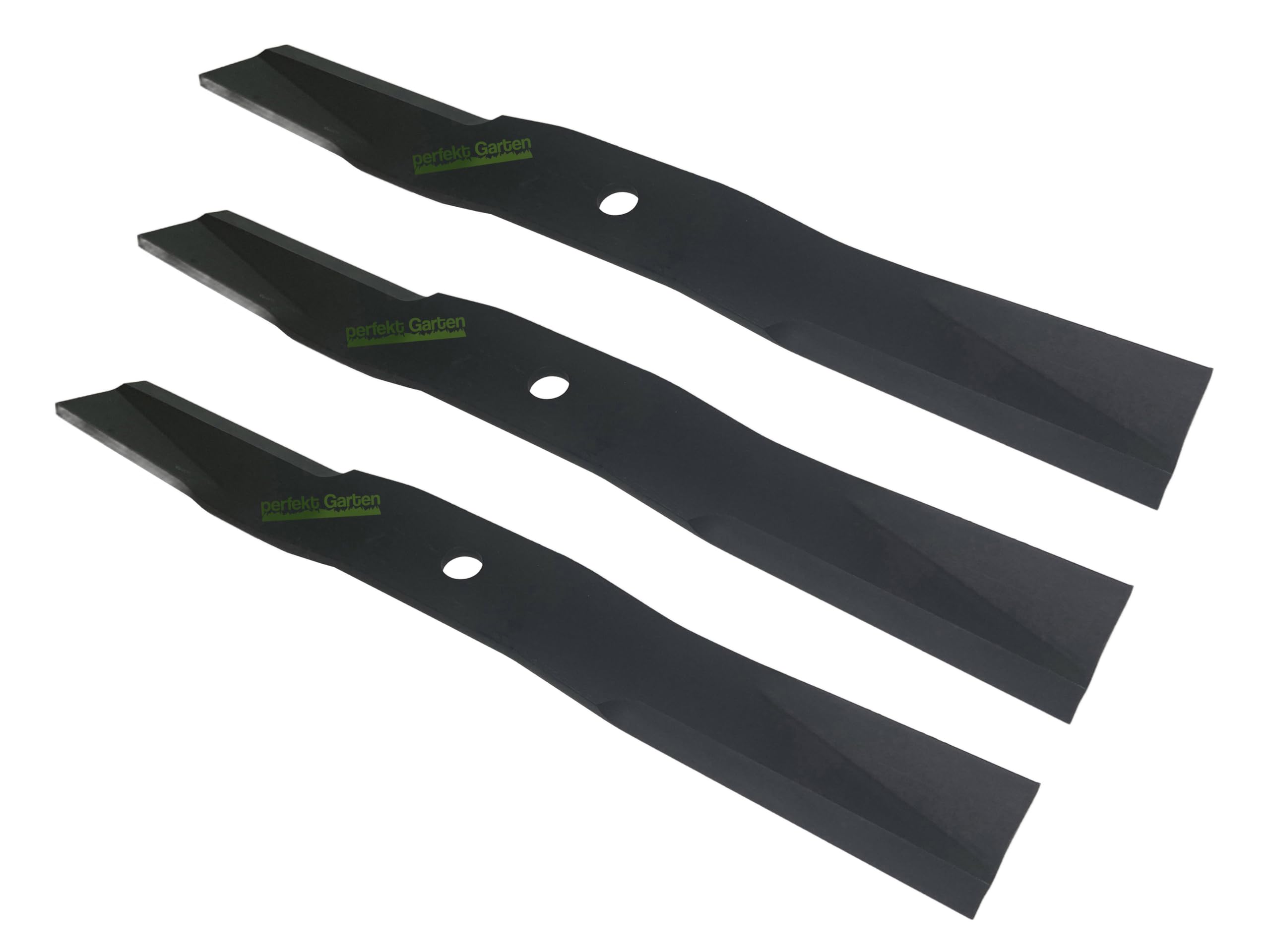 perfektGarten 3 cuchillas para cortacésped de 53 cm compatibles con Iseki de 61 pulgadas SSM60 TXG23 TF327 TF330 8654-306-006-00 13286719