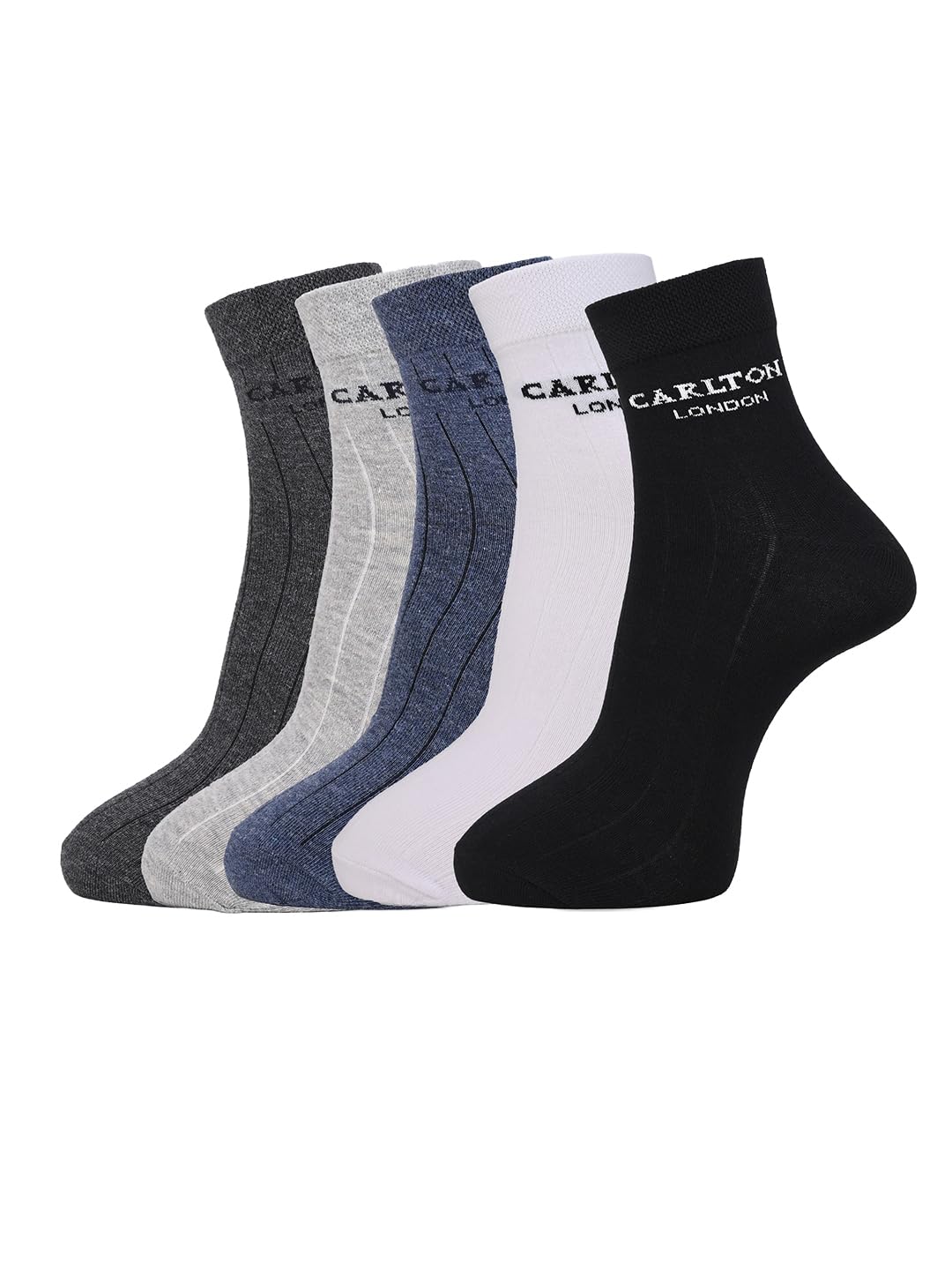 carlton london Men's Premium Cotton Ankle Length Socks Pack of 3/5-picture-35