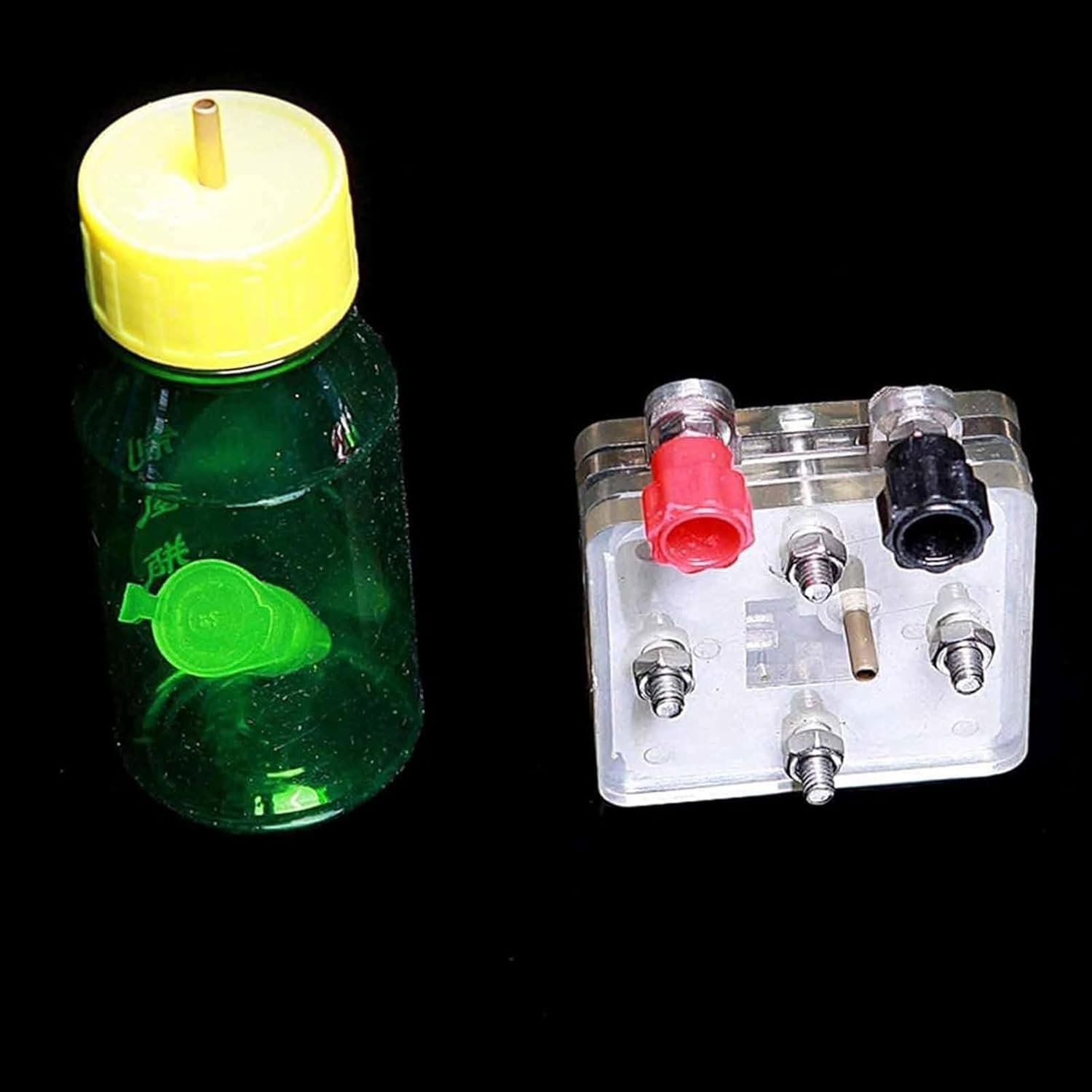 Modulo for Celle a combustibile a idrogeno con Membrana a scambio protonico PEM, Kit for esperimenti di Generazione di energia Chimica con Motore e Vento