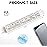 Sukuos Medium Large Weekly Pill Organizer - 7 Day Daily Pill Box, Easy-to-Open Medicine Container with Silkscreen & Clear Lid for Vitamins, Fish Oils or Supplements White